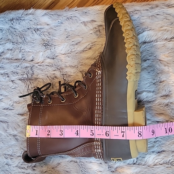 L.L. Bean Brown Leather Ankle Duck Boots, Women's Size 4M, Great Condition! - Picture 11 of 13